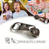 Creative Large Magnetic Zipper Bottle Opener Beer Bottle Opener With Refrigerator Sticker Creative Large Size Beer Opener With Personalized Lever Desi