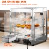 VEVOR 3-Tier Commercial Food Warmer Countertop Pizza Cabinet with Water Tray