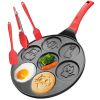 Egg Pan Omelette Pan Pancake Pan Maker Nonstick Egg Cooker Skillet for Pancakes Cookies Burgers Breakfast Pan