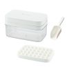 Custom Silicone 32 grids whiskey Small Square ice cube mold tray with box