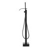 VEVOR Freestanding Bathtub Faucet, Floor Mount, Freestanding Tub Filler, Shower Mixer Taps, Two Water Modes, 360¬∞ Swivel Spout