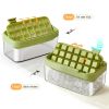 Easy Release Flip PP Ice Cube Molds for Baby Food Freezer Water Whisky Cocktail