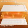 Silicone Electric Roll Up Heating Tray Food Warmers Mat Portable Hot Plates to Keep Food Warm