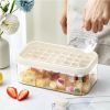 One-Button Release Ice Cubes -Ice Cube Tray with Lid and Bin