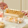 Easy Release Flip PP Ice Cube Molds for Baby Food Freezer Water Whisky Cocktail