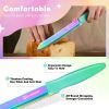 14 Pieces Fancy Rainbow Titanium Coating Kitchen Knife Set