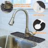 Silicone Faucet Mat Kitchen Sink Splash Guard Drain Mat Drying Pad