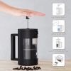 French Press Coffee Maker, Camping French Coffee Press Glass, Heat Resistant Thickened Glass Coffee Press, 100% BPA Free Prensa Francesa