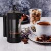 French Press Coffee Maker, Camping French Coffee Press Glass, Heat Resistant Thickened Glass Coffee Press, 100% BPA Free Prensa Francesa